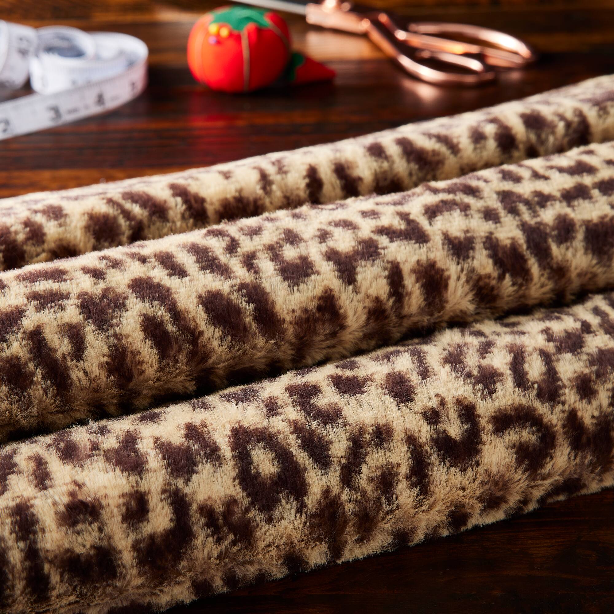 Feldman Baby Cheetah Faux Fur Fabric